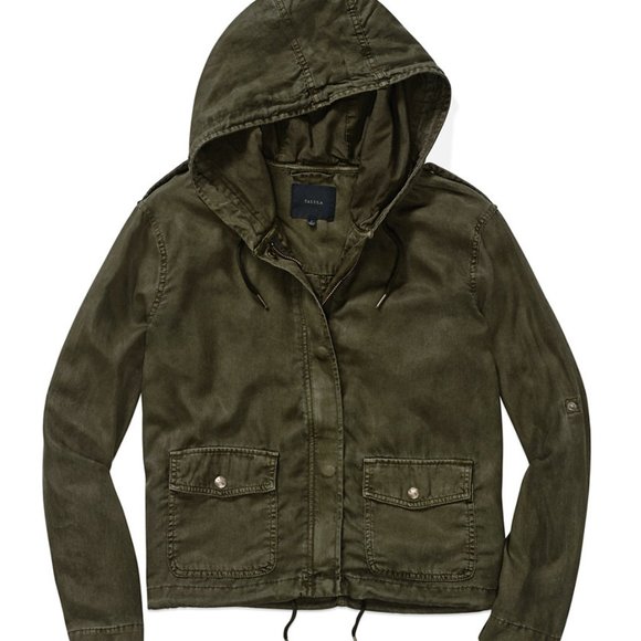 Aritzia Talula Carbon Zip Hooded Jacket Size S - Picture 1 of 15